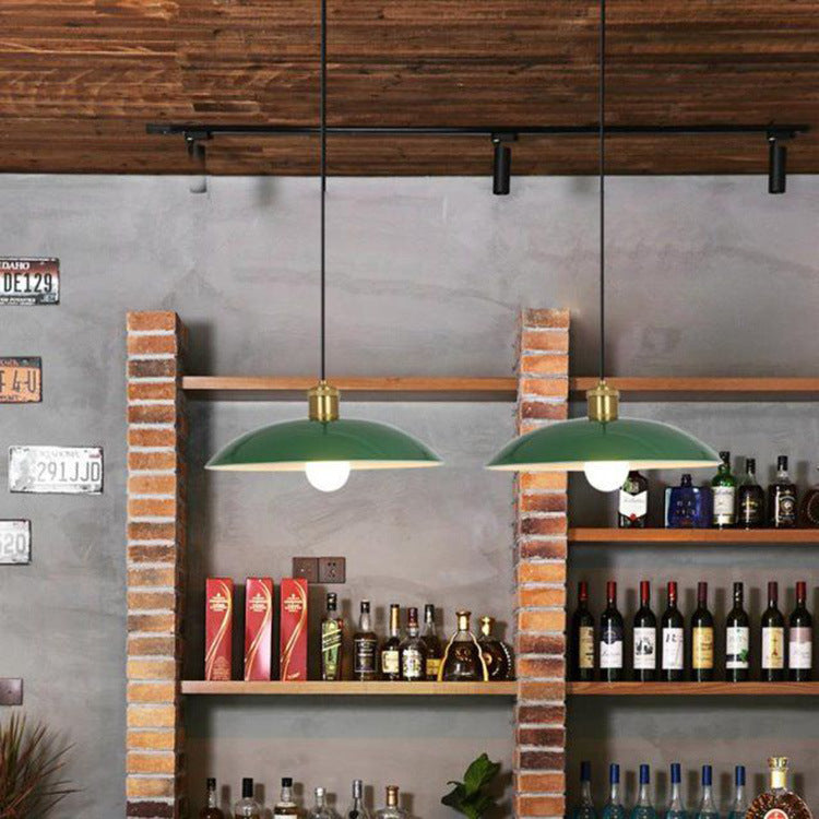 Industriële Elegante Groene Hanglamp
