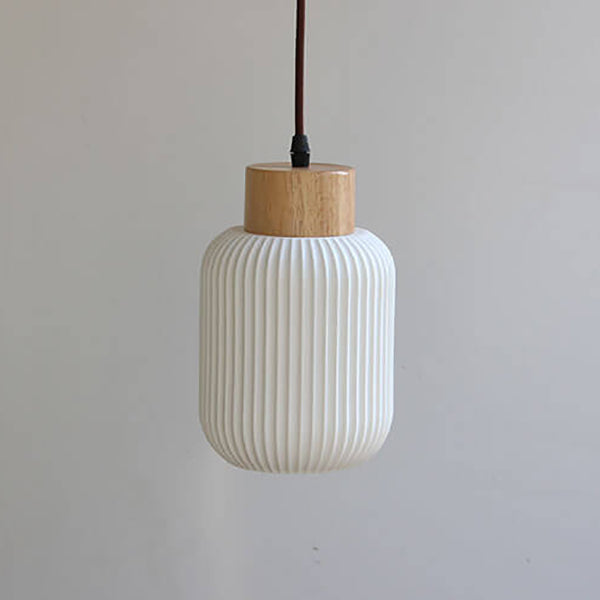 Keramiek en Hout Moderne Wandlamp