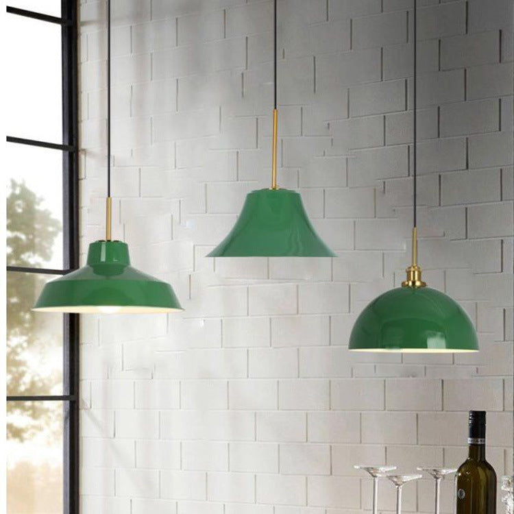 Industriële Elegante Groene Hanglamp