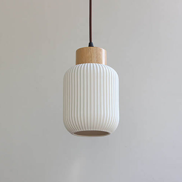 Keramiek en Hout Moderne Wandlamp