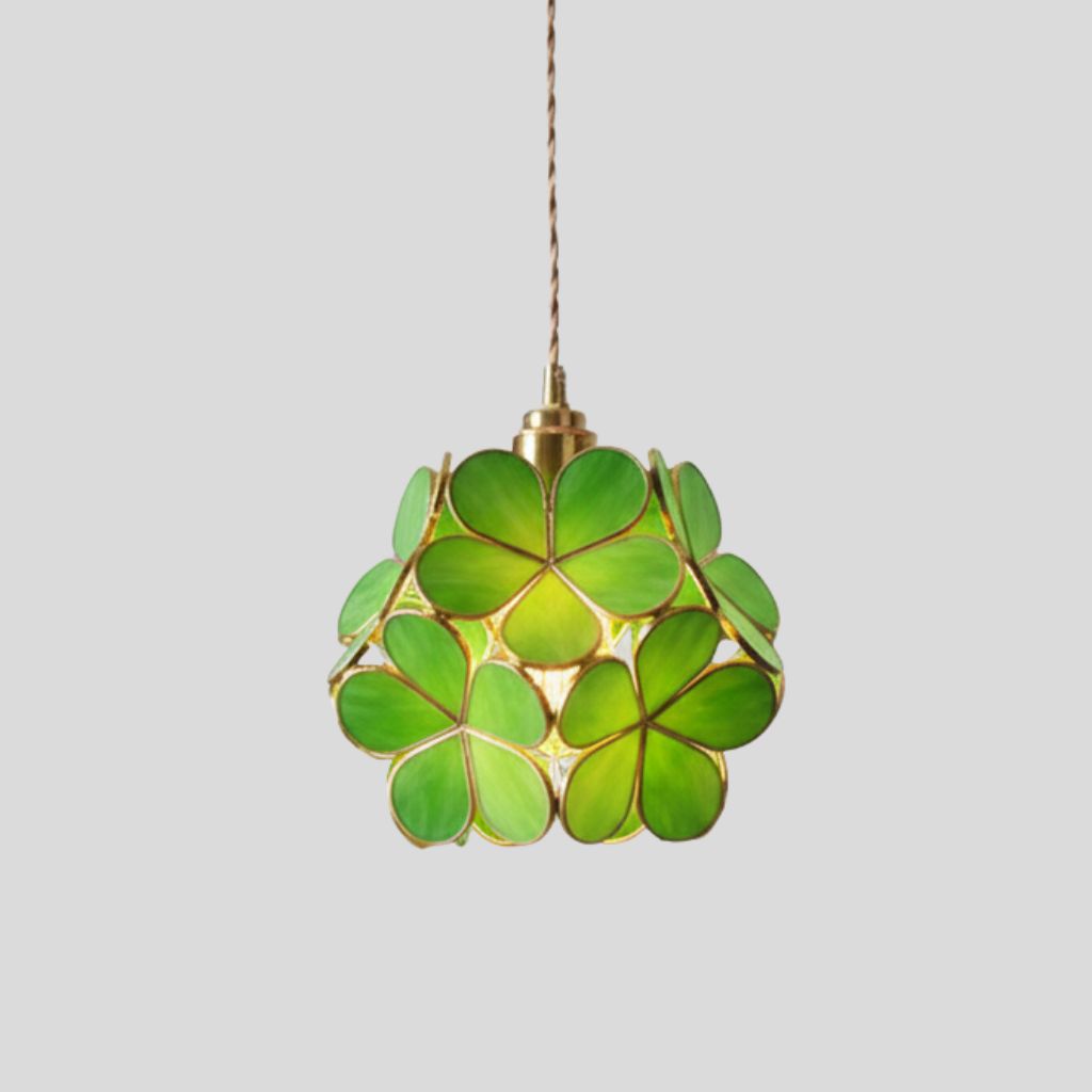 Vintage Glazen Hanglamp