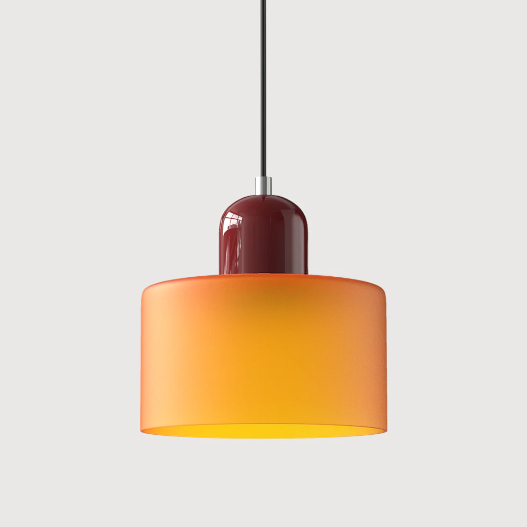 Retro Glazen Hanglamp