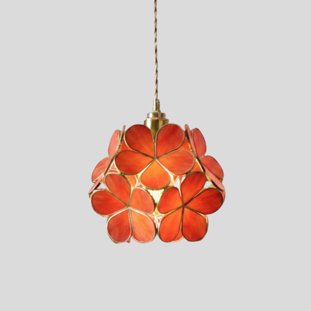 Vintage Glazen Hanglamp