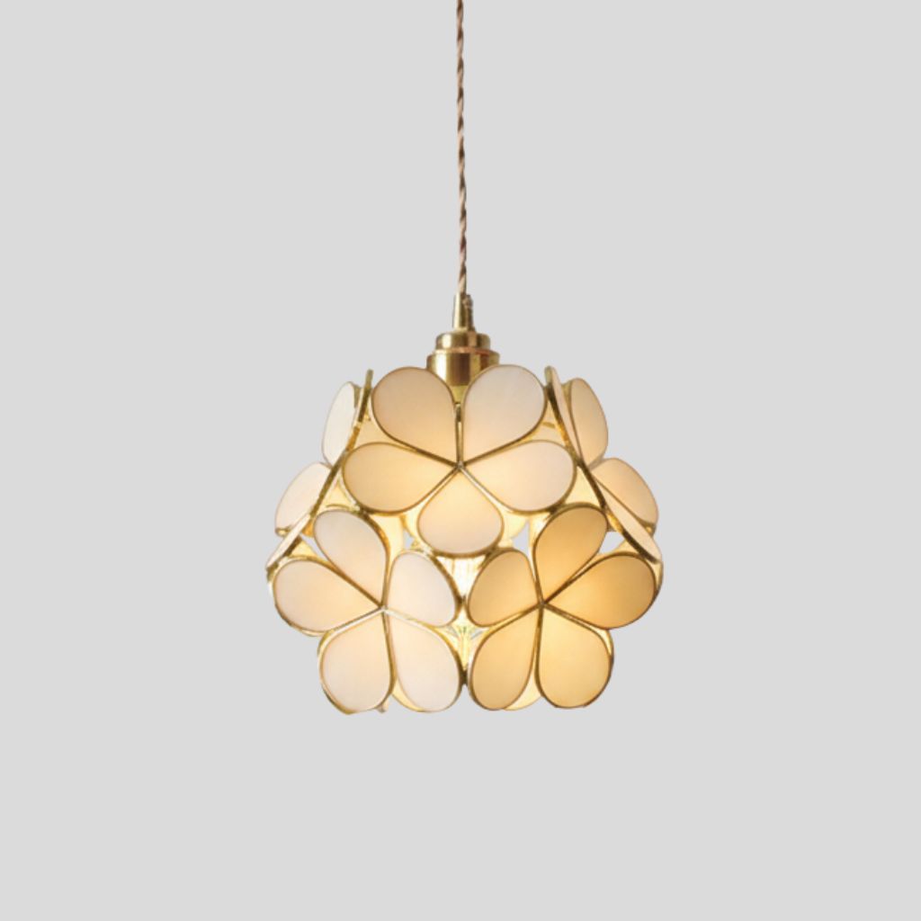 Vintage Glazen Hanglamp