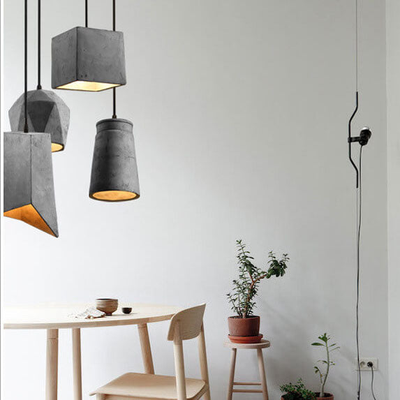 Industriële Cement Hanglamp