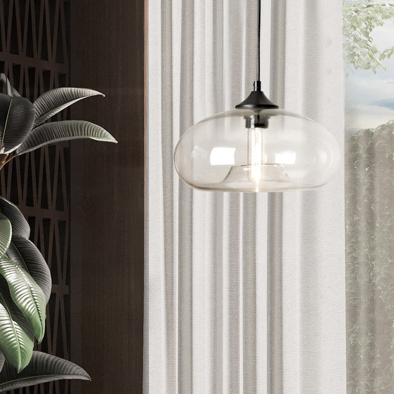Industriële Glazen Hanglamp Ø28 cm