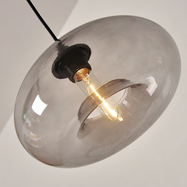 Industriële Glazen Hanglamp Ø28 cm
