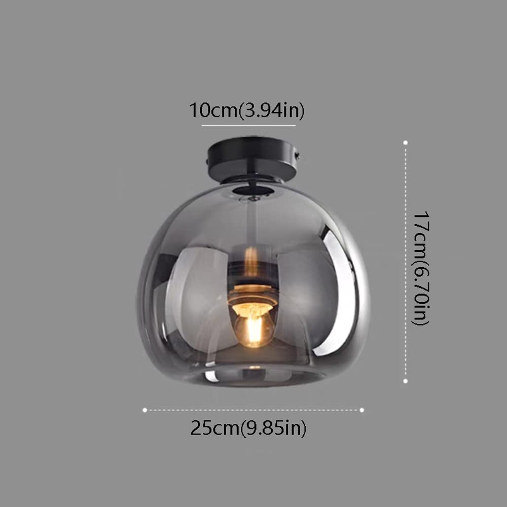 Retro Glazen Plafondlamp