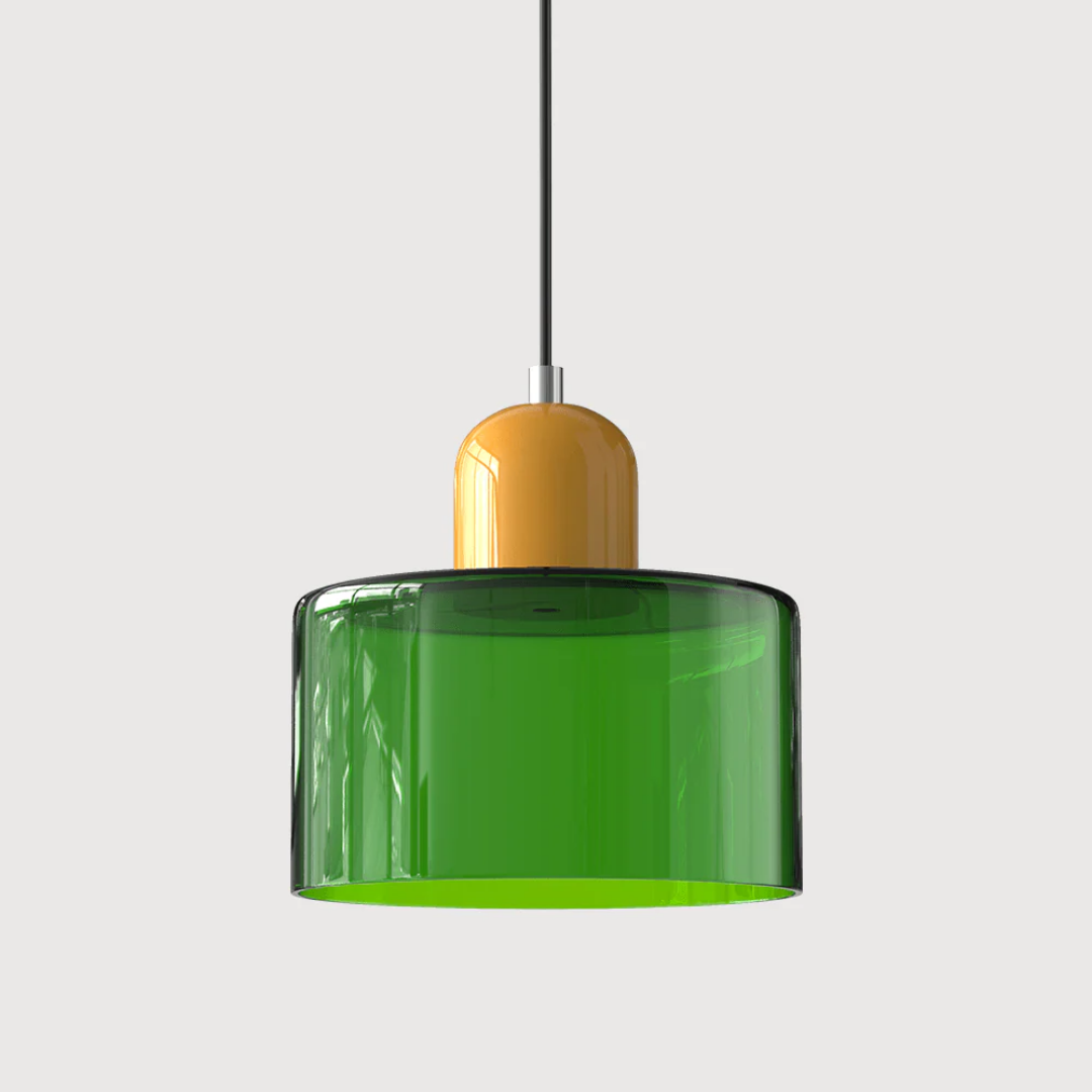 Retro Glazen Hanglamp