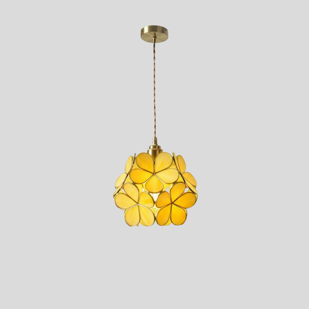Vintage Glazen Hanglamp
