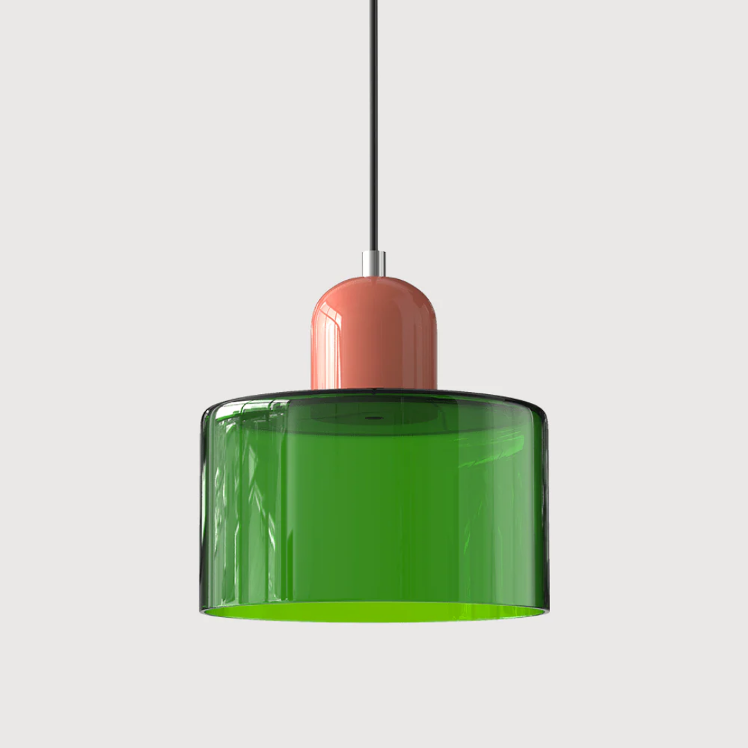 Retro Glazen Hanglamp