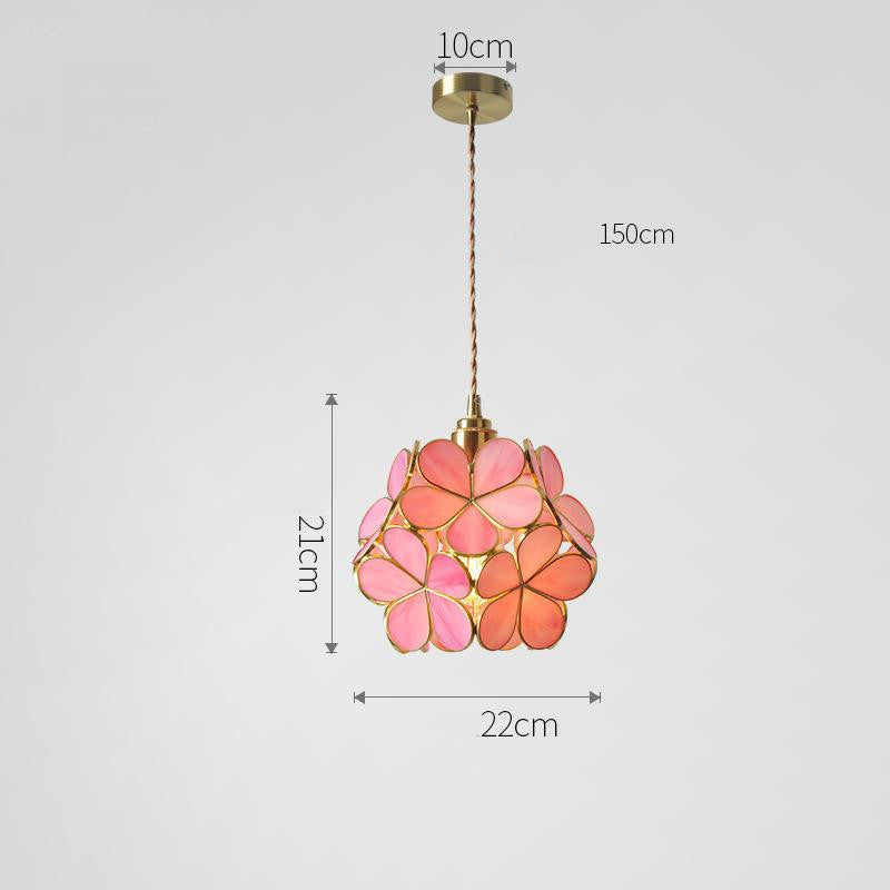 Vintage Glazen Hanglamp