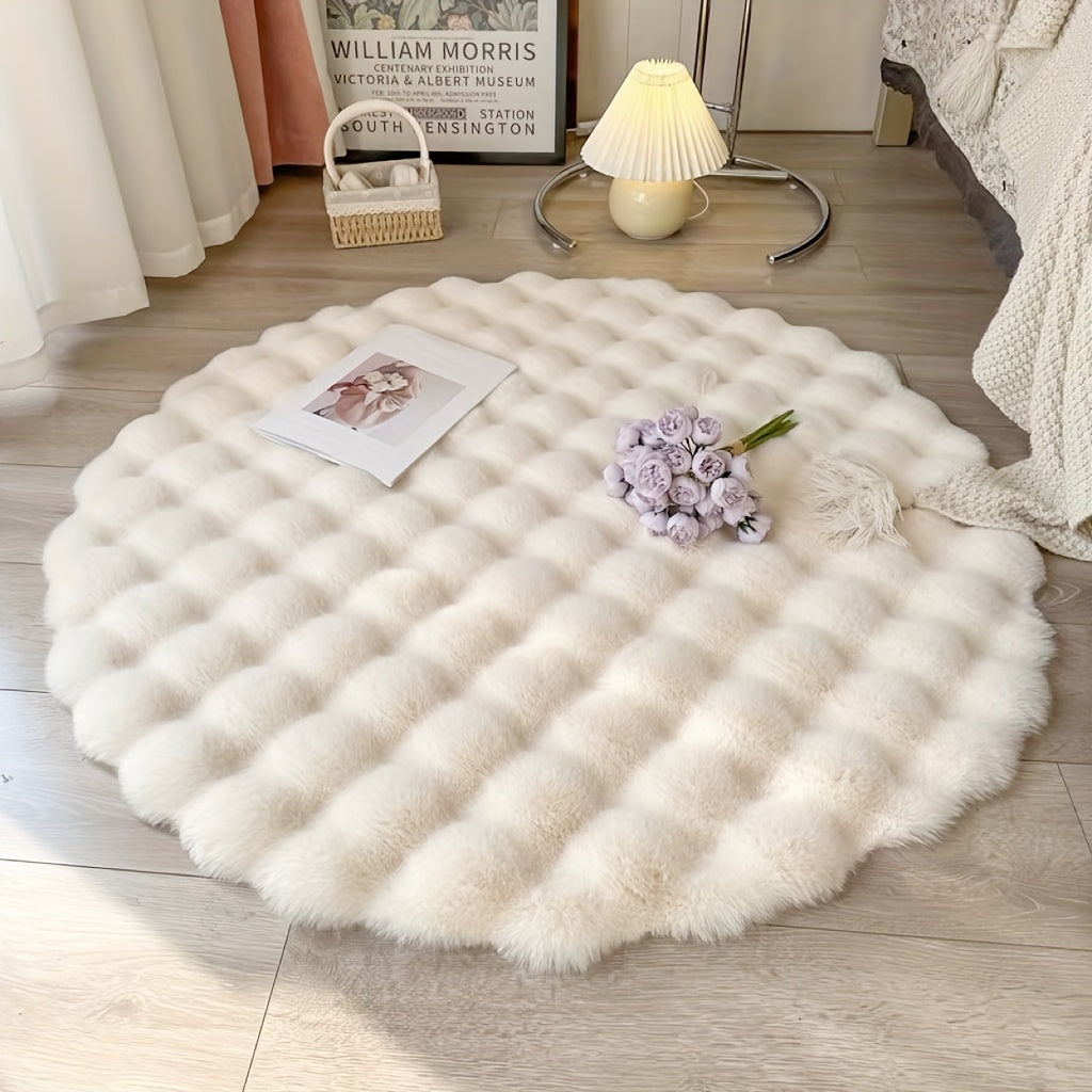 Bubble rond vloerkleed