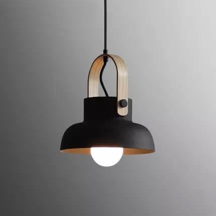 Kleurrijke Moderne Hanglamp Metaal En Hout