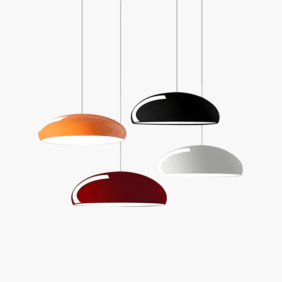 Moderne LED hanglamp met 3 lichtkleuren