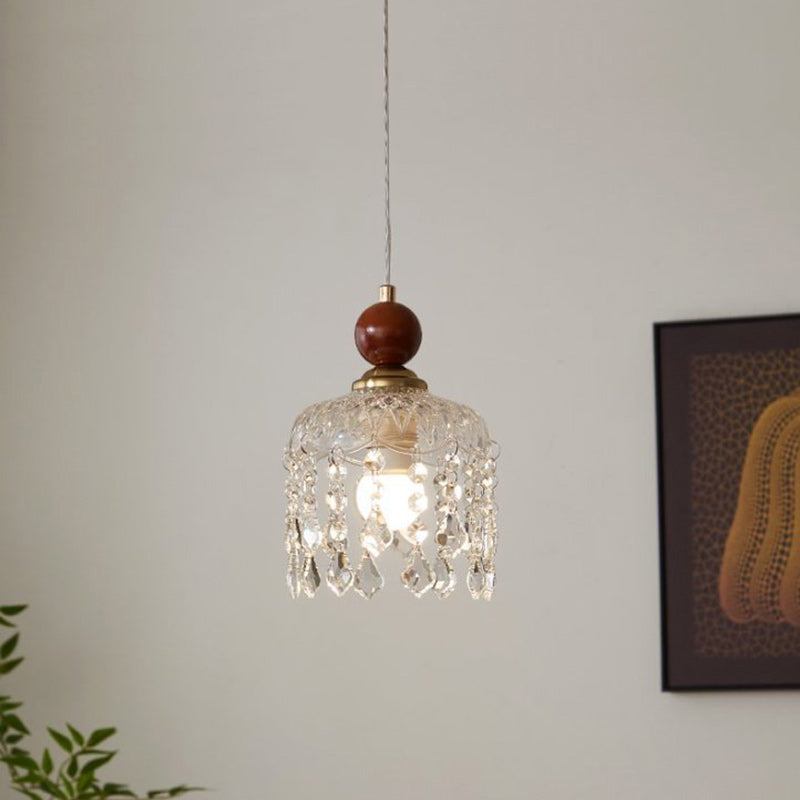 Minimalistische Walnoot Hanglamp