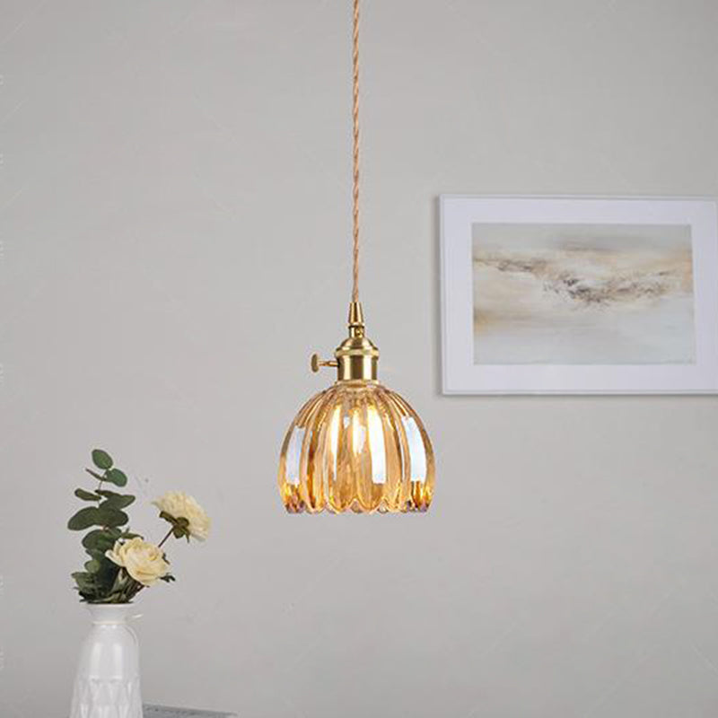 Scandinavische glazen hanglamp