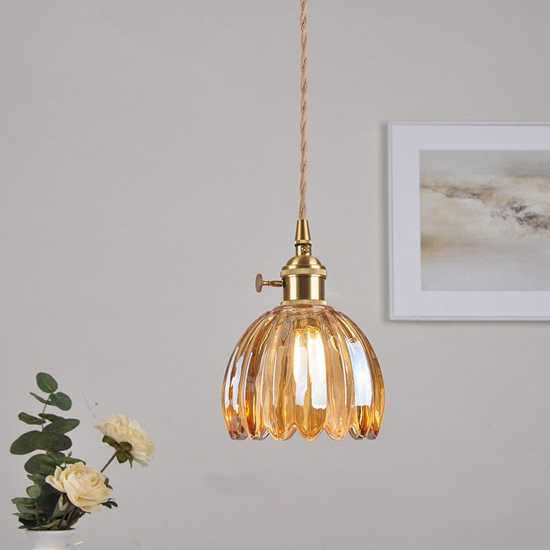 Scandinavische glazen hanglamp