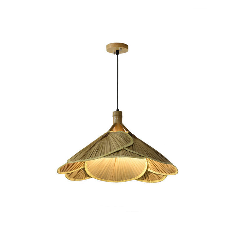 Rustieke Bamboe Houten Hanglamp
