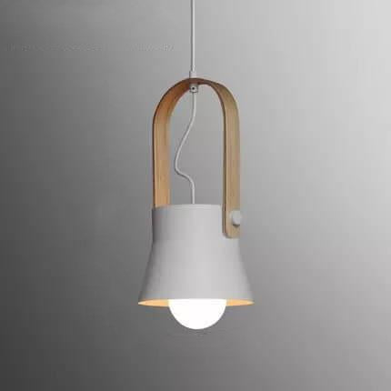 Kleurrijke Moderne Hanglamp Metaal En Hout