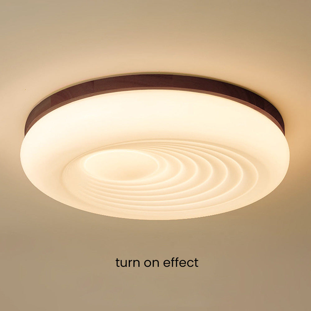 LumiWood Plafondlamp Hout en Acryl