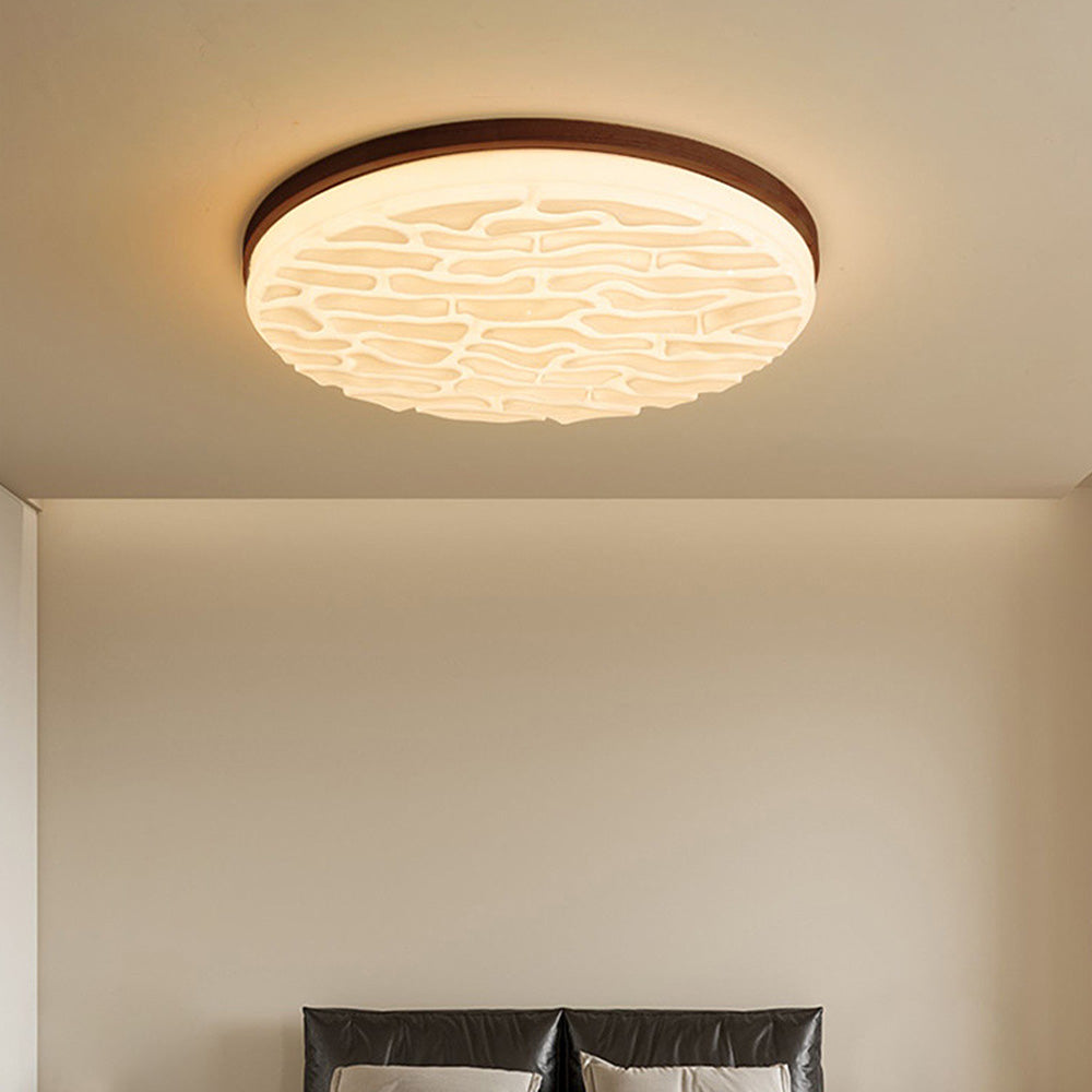 LumiWood Plafondlamp Hout en Acryl