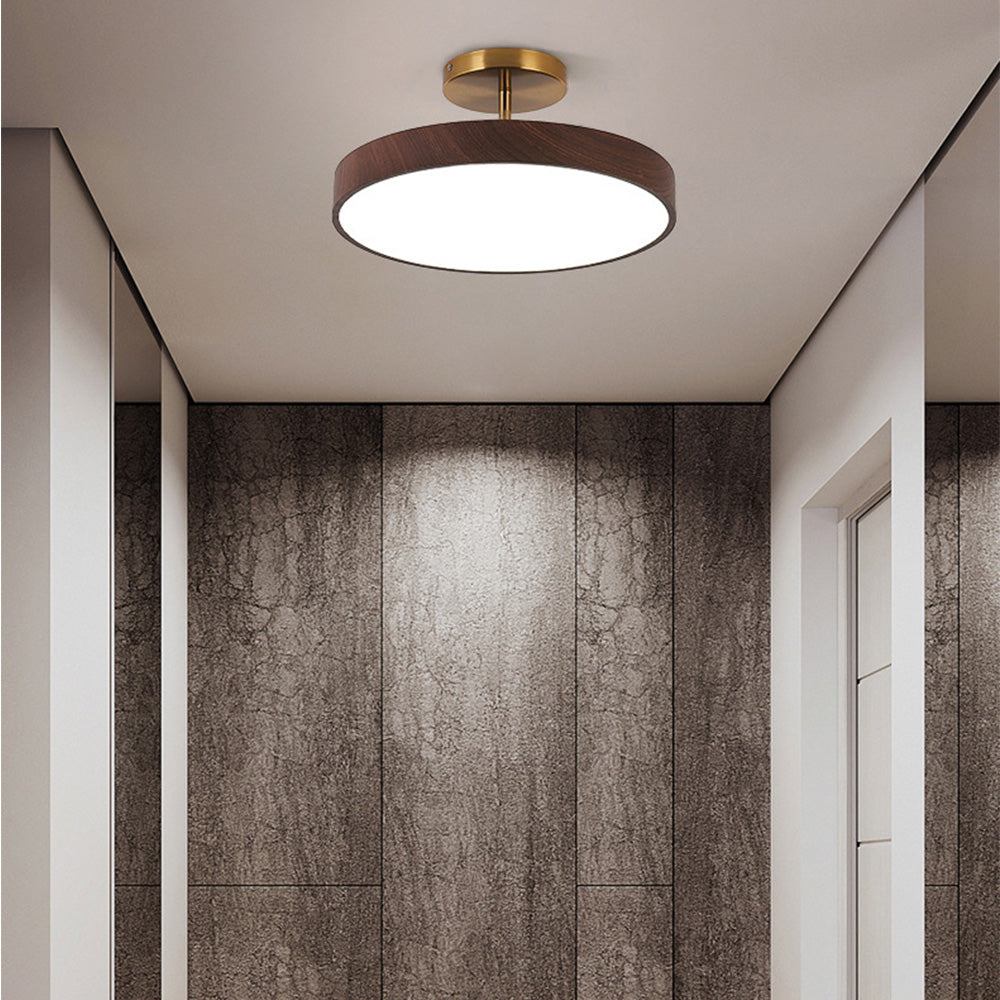 Scandinavische Plafondlamp Houtlook
