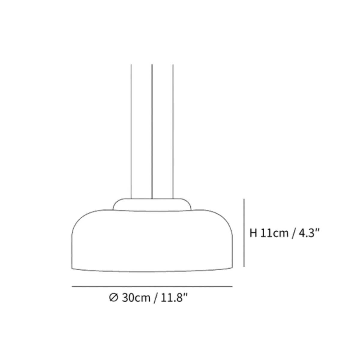 Moderne Glazen LED Hanglamp