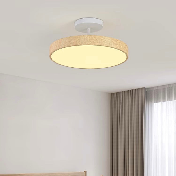 Scandinavische Plafondlamp Houtlook