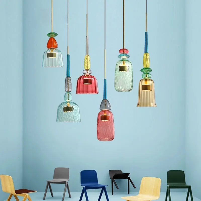 Macaron Glazen Hanglamp