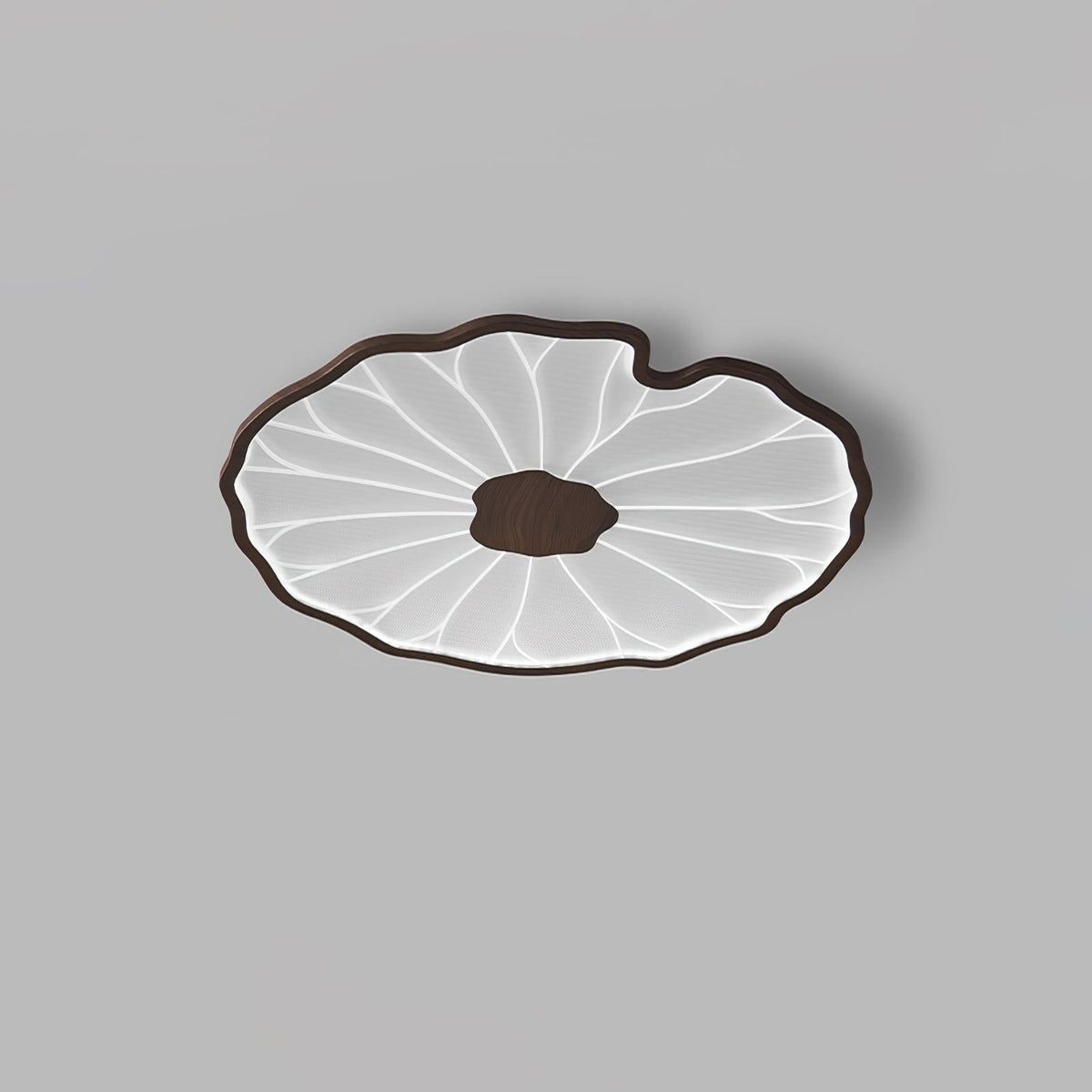 Moderne LED Plafondlamp Houtlook