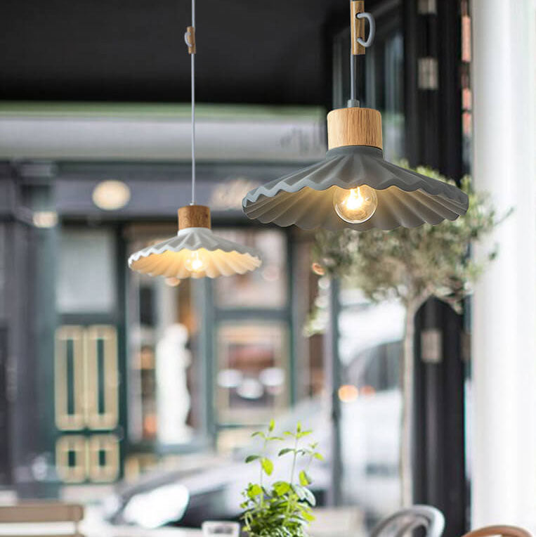 Cementen Hanglamp met Verstelbaar Snoer