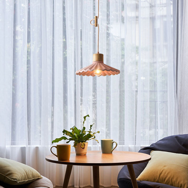 Cementen Hanglamp met Verstelbaar Snoer
