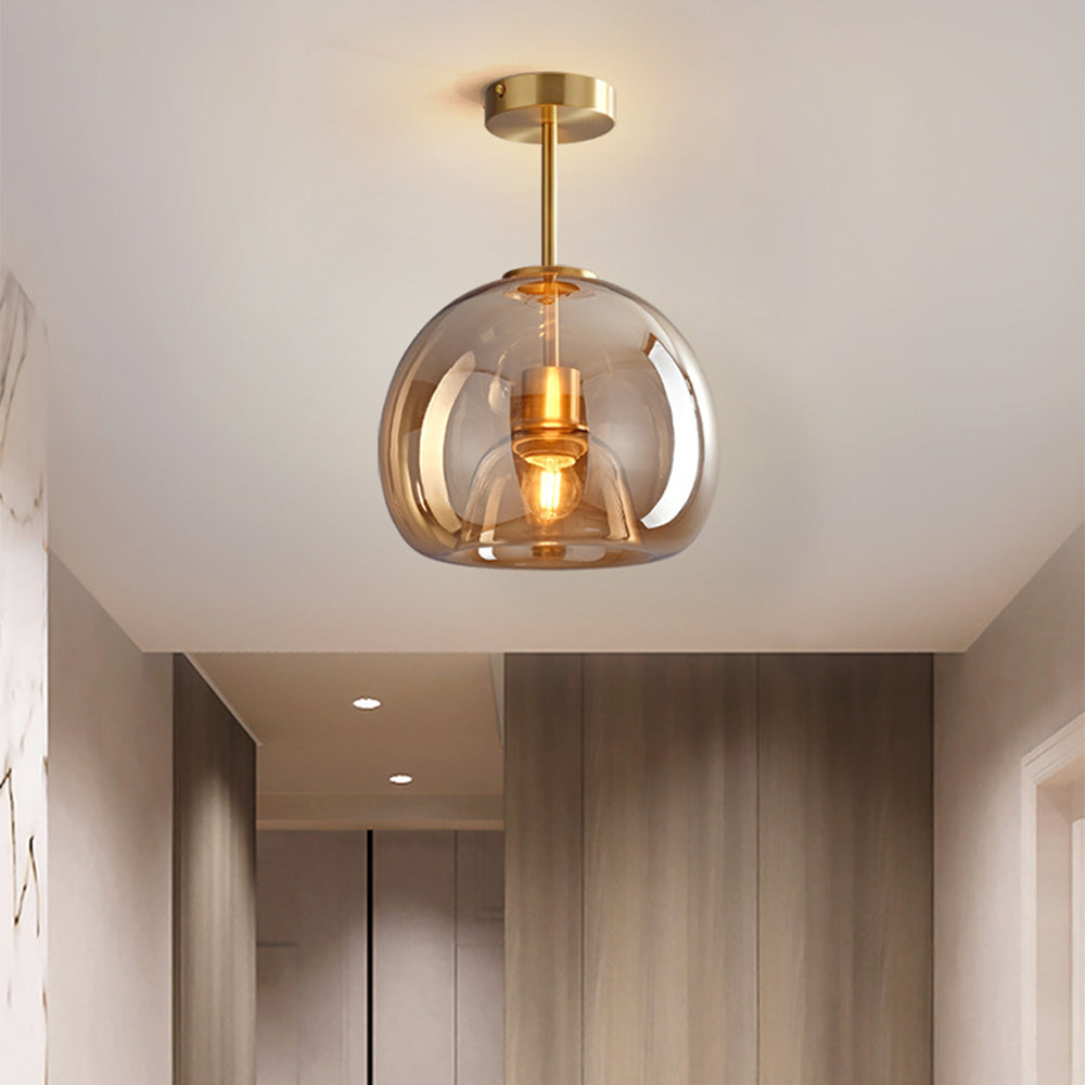 Retro Glazen Plafondlamp
