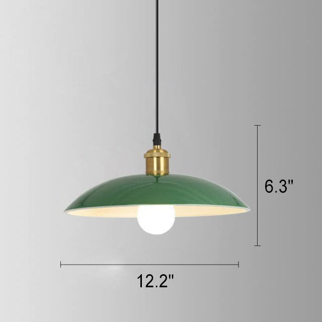 Industriële Elegante Groene Hanglamp