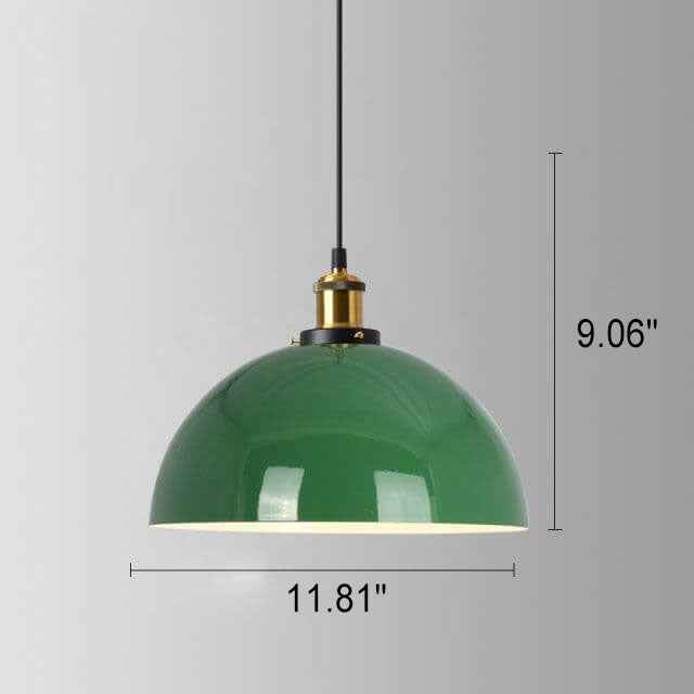 Industriële Elegante Groene Hanglamp