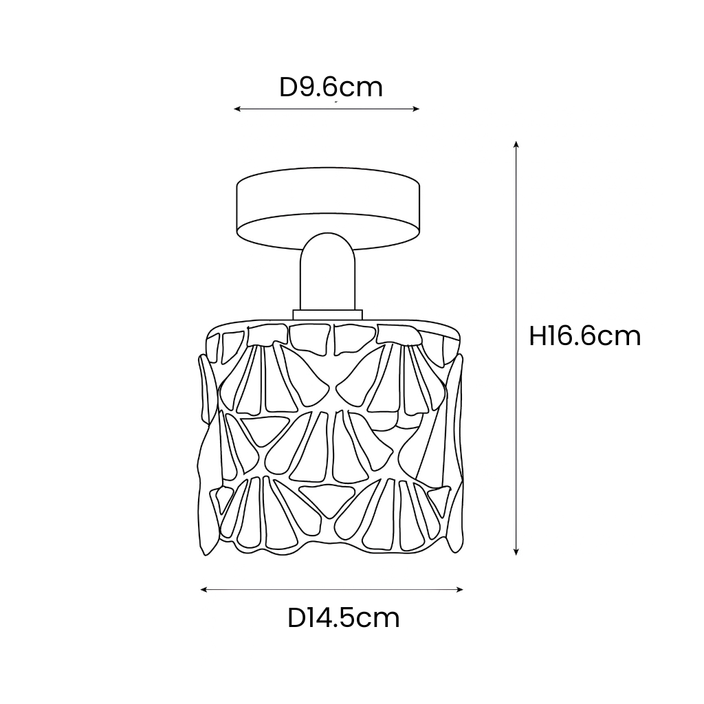Retro Hanglamp met Traditioneel Design