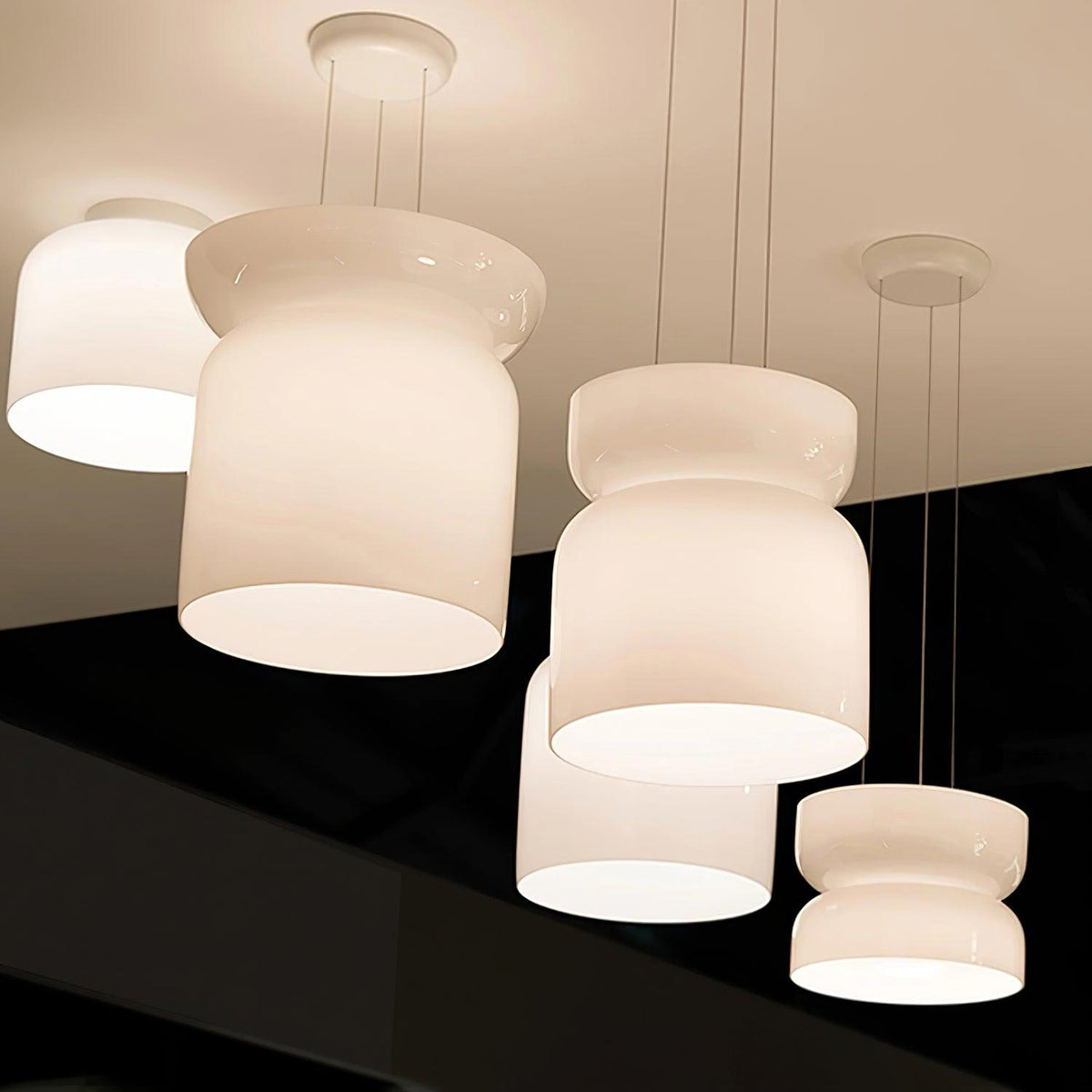 Moderne Glazen LED Hanglamp
