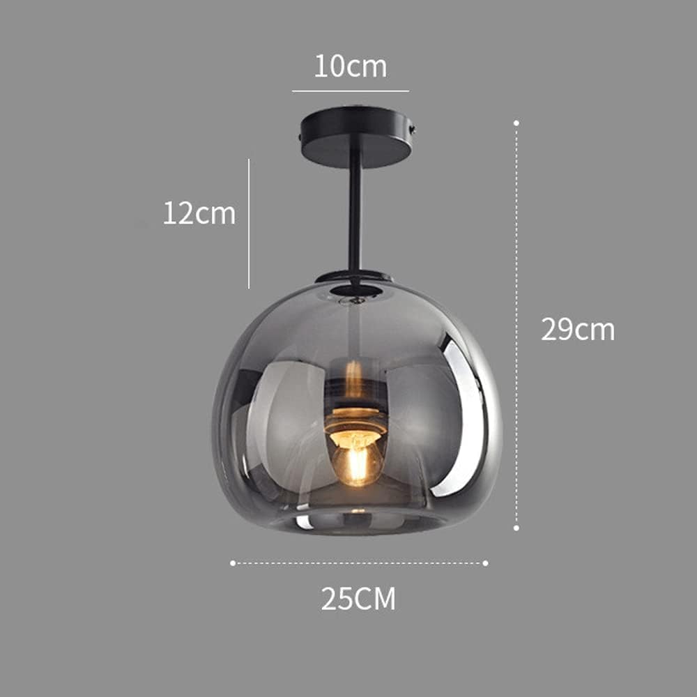 Retro Glazen Plafondlamp