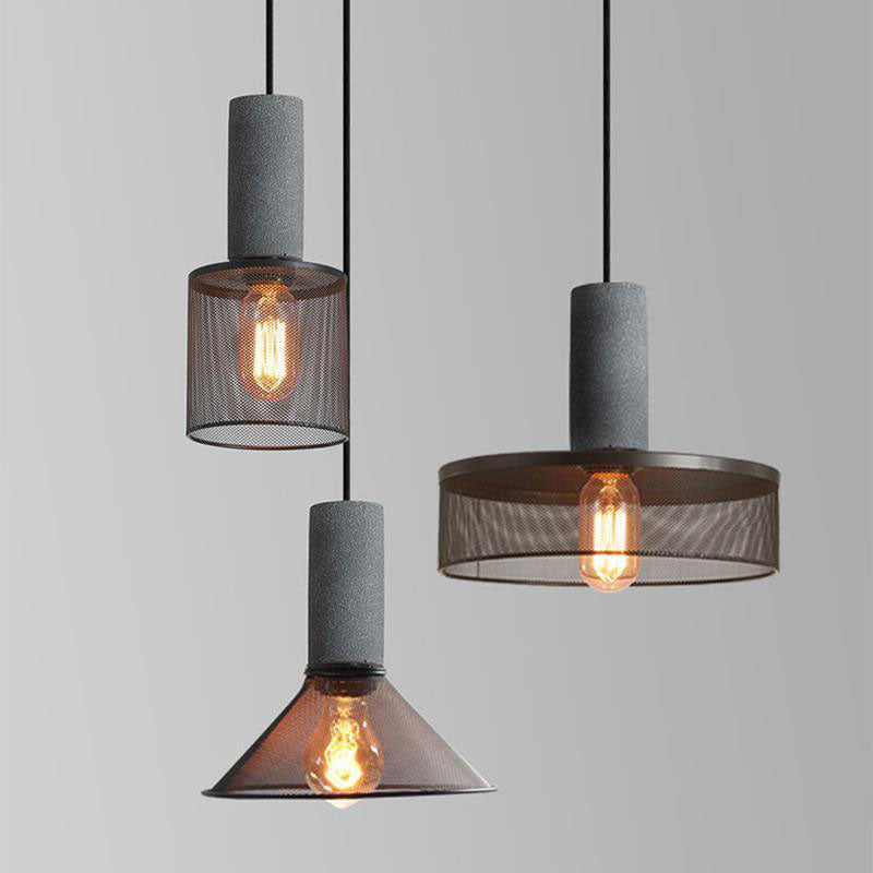 Industriële Smokey Plafondlamp