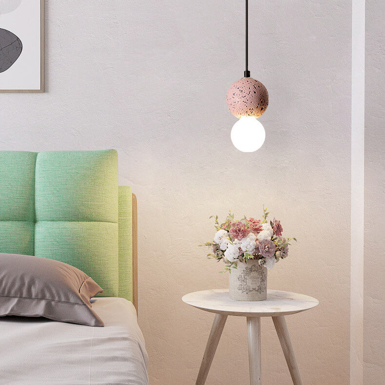 Japandi Terrazzo Hanglamp