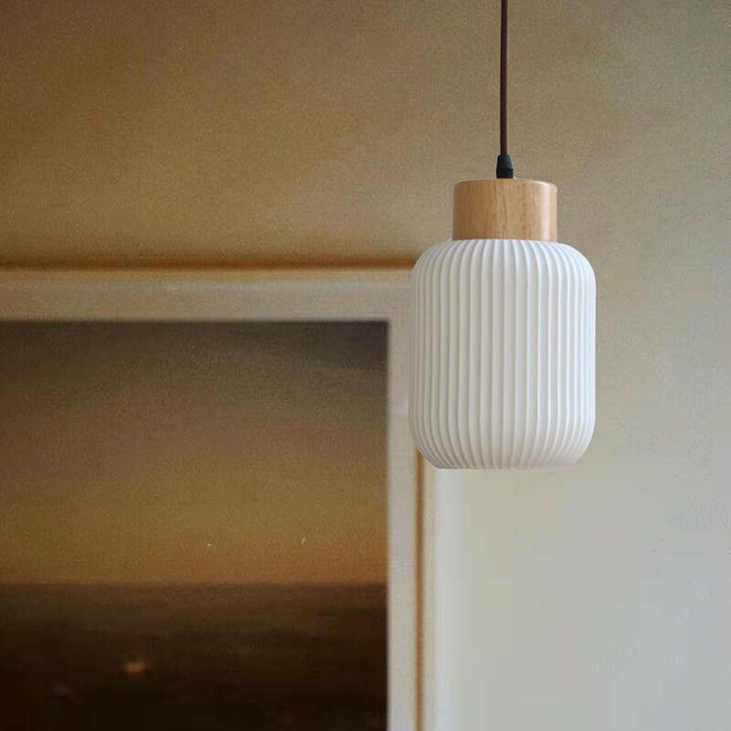 Keramiek en Hout Moderne Wandlamp