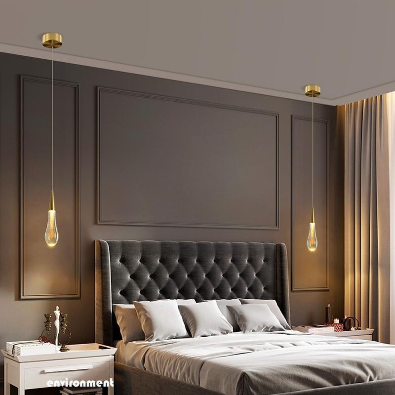 Gouden Scandinavische LED hanglamp