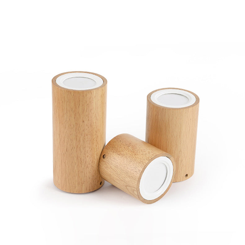 Moderne houten LED plafondlamp