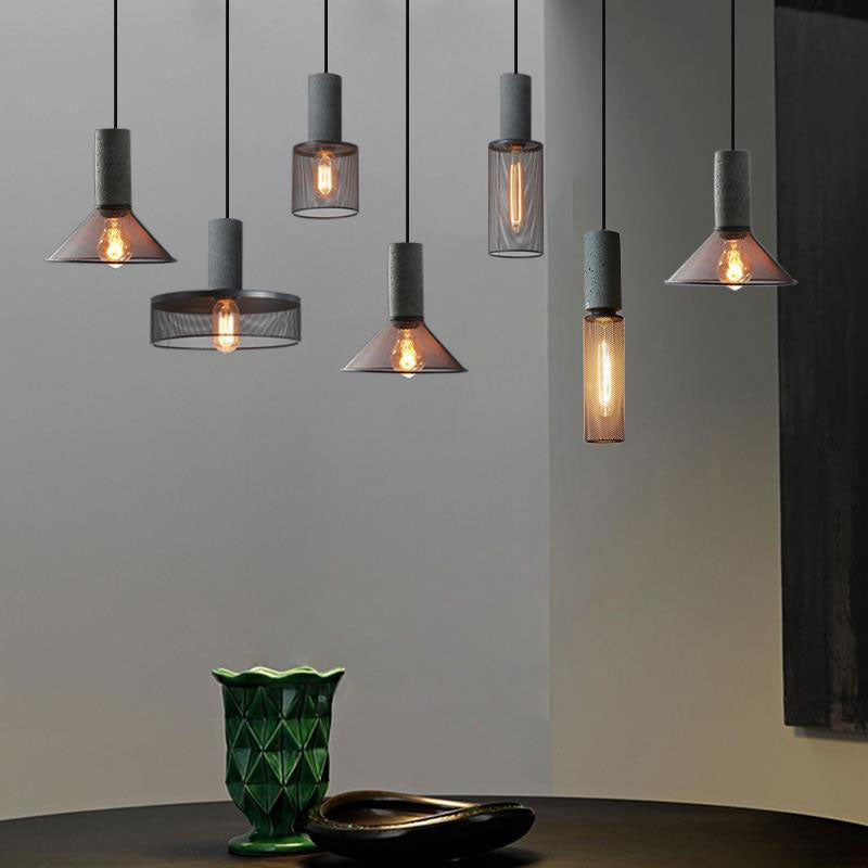 Industriële Smokey Plafondlamp