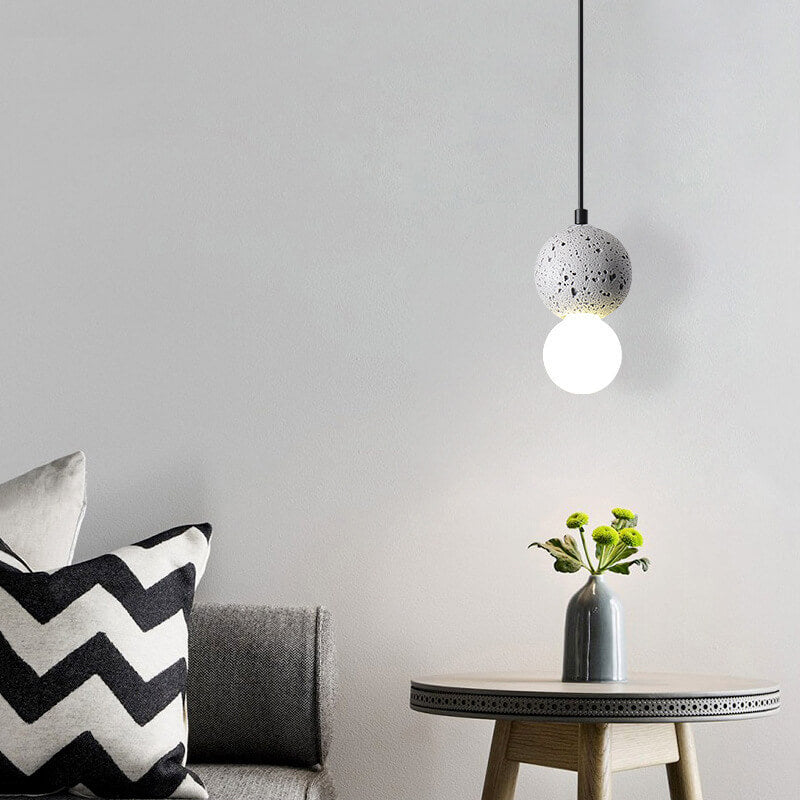 Japandi Terrazzo Hanglamp