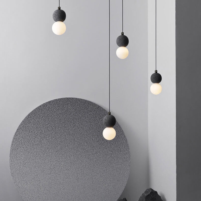 Japandi Terrazzo Hanglamp