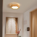 Moderne Houten Japandi LED Plafondlamp