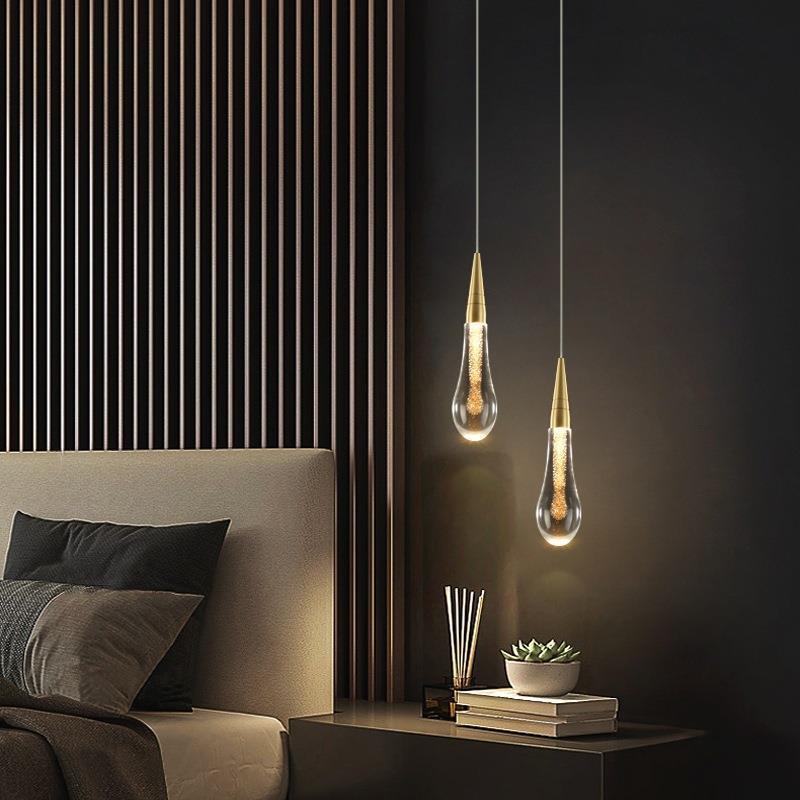 Gouden Scandinavische LED hanglamp