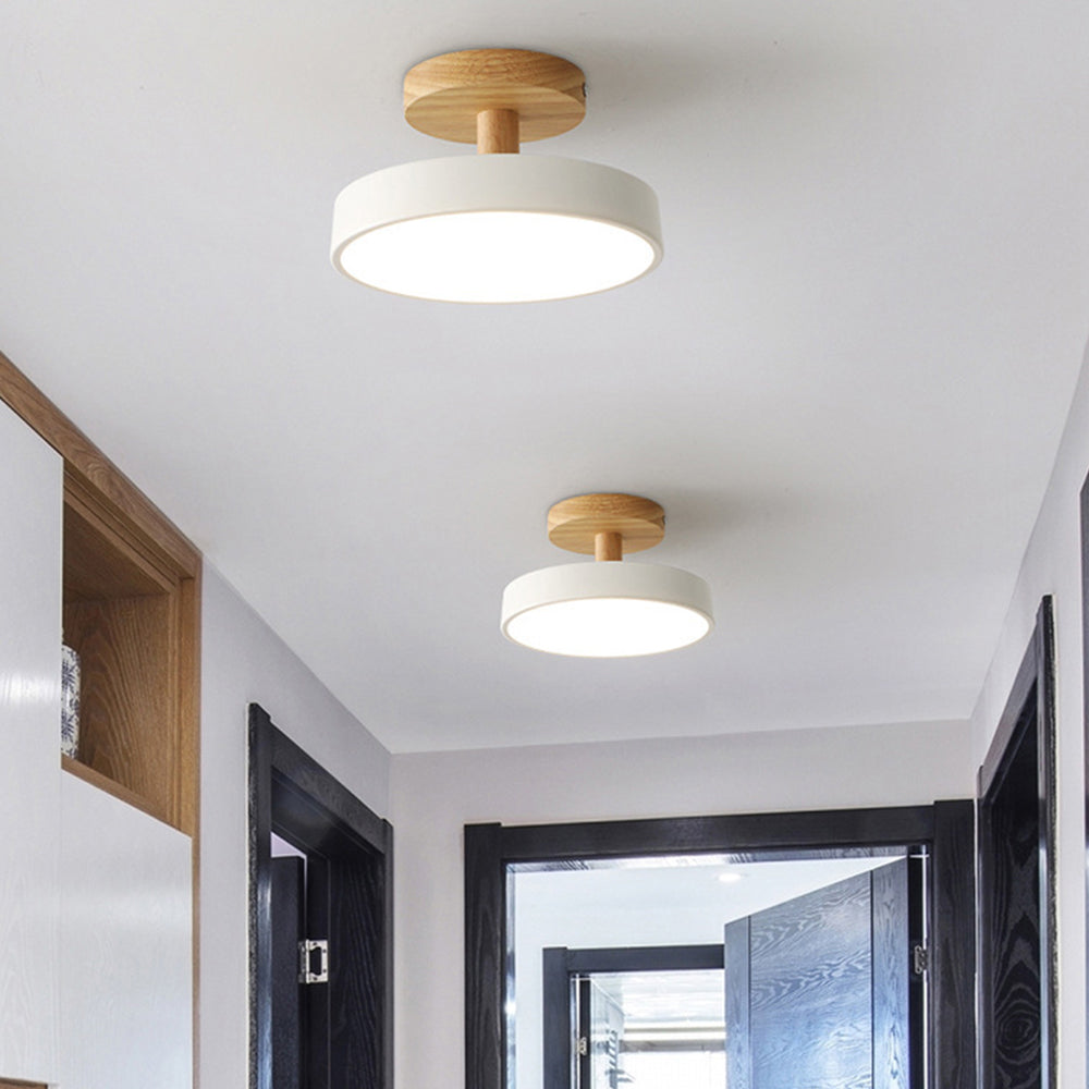 Scandinavische Plafondlamp Hout